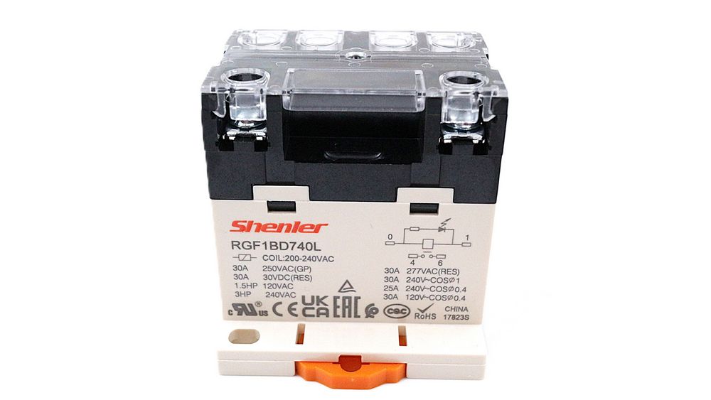 Силовое реле Shenler RGF1BD740L 1СО 30A 200-240VAC